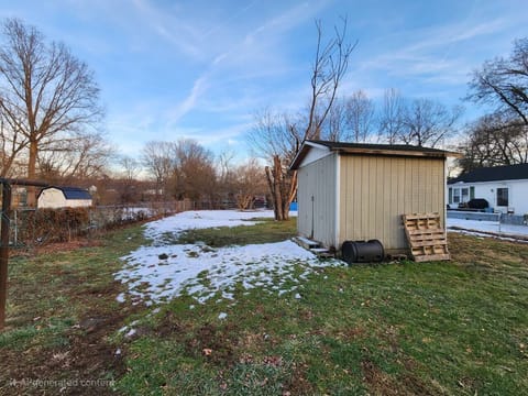 Backyard space to stretch and unwind.