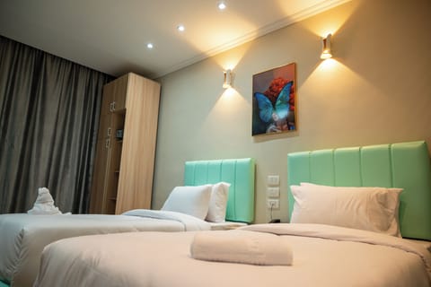 Deluxe Double Room, City View | In-room safe, soundproofing, free WiFi, bed sheets