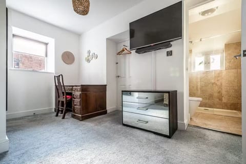 Work space in the master bedroom 