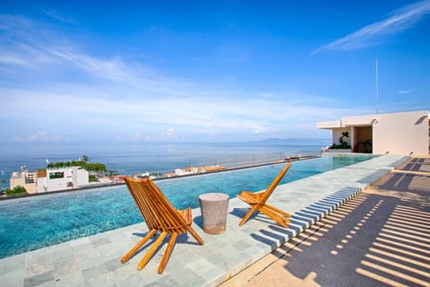Stunning ocean views from the rooftop pool terrace