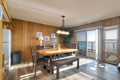 Dining area in north condo