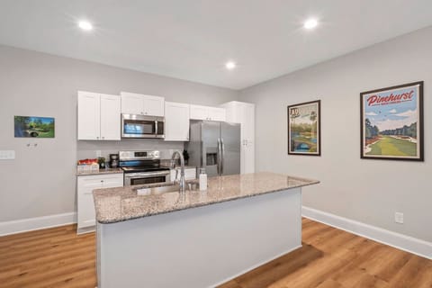 Kitchen for preparing all meals