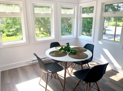 Sunny dining area