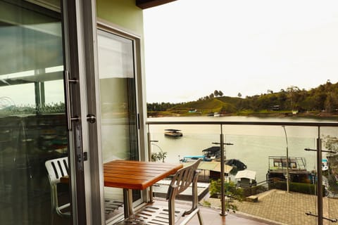 Japanese-style Room, 1 Double Bed, Lake View | Balcony view