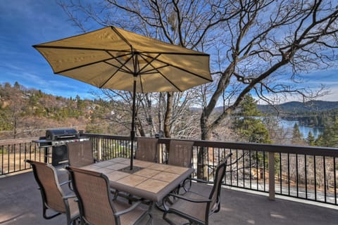 Lounge the day away or dine alfresco with gorgeous lake views on the deck