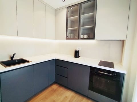 Deluxe Apartment | Private kitchen | Electric kettle