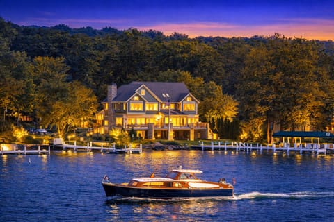 Front of home from Geneva Lake
