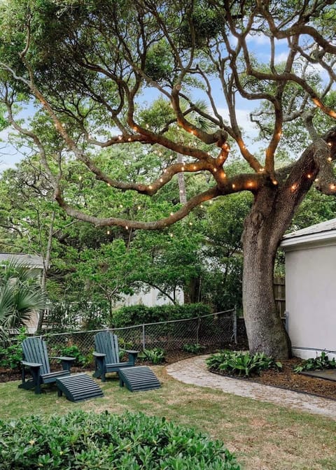 BACKYARD - Yard in between main house and cottages 