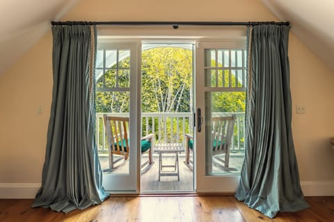 master bedroom private deck