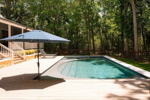 Pool area at the main house