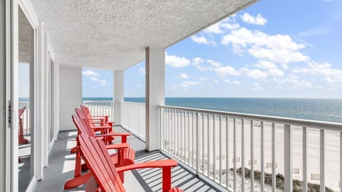 Romar Tower 6B balcony with gulf views