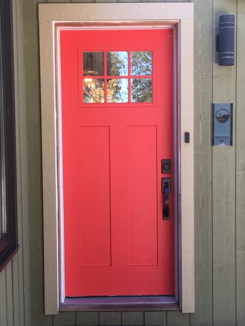 front entry way - look for this color door