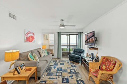 The living room is fabulous for movie night with the family.