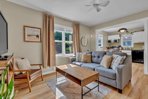 Living room with Queen Sofa bed