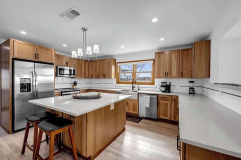 Ample counter space with drip coffee maker