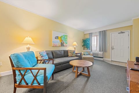 Living Area with Queen Sleeper Sofa