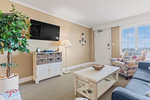 Living Area with Queen Sleeper Sofa