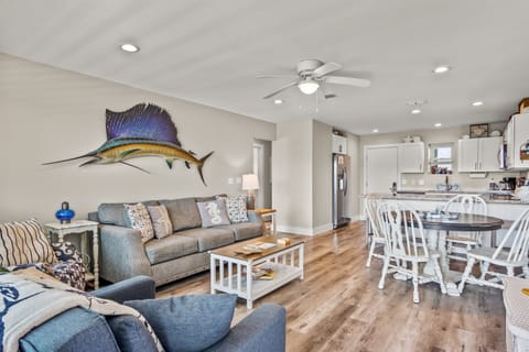 Living Room & Dining Area