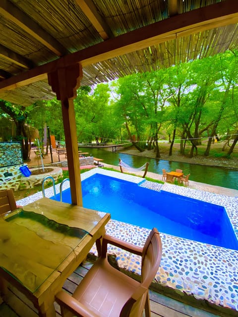 Seasonal outdoor pool