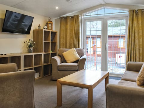 Open plan living space | Craig Rossie Lodge, Grandeagles Holiday Park