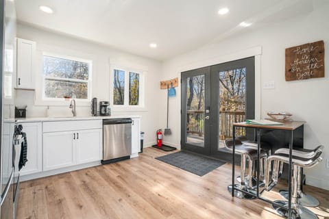 A full kitchen to provide  you the full at-home experience while away from home.