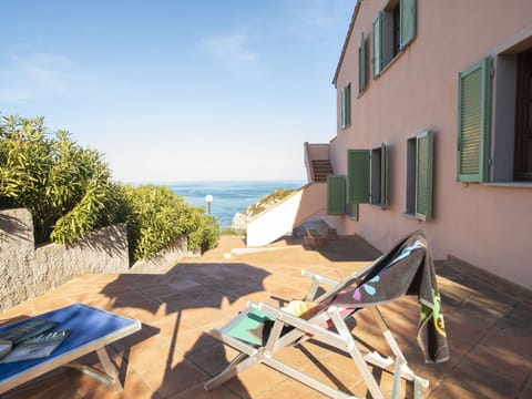 Blue, Sea, Balcony, Ocean, Outdoor Furniture, Apartment, Eco Hotel, Resort, Coast, Villa