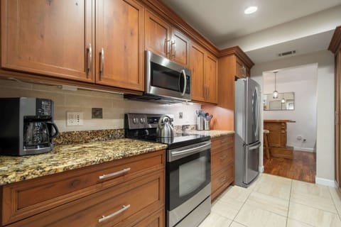Fully stocked kitchen ready for home-cooked meals.