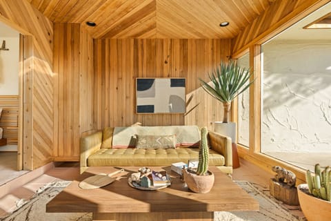 Teak sitting room