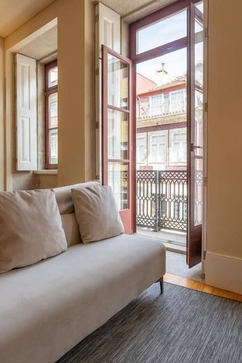 Design Apartment, Balcony, City View | Living area