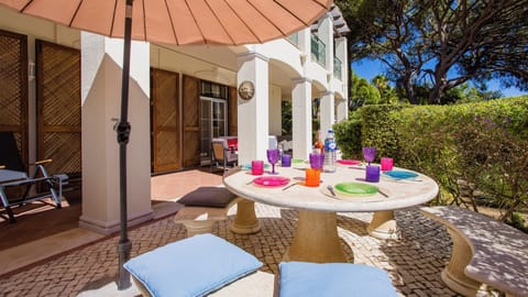 Bright sunny terrace