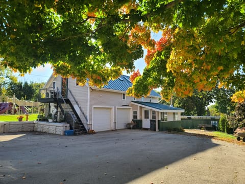Fall colors over the parking lot 