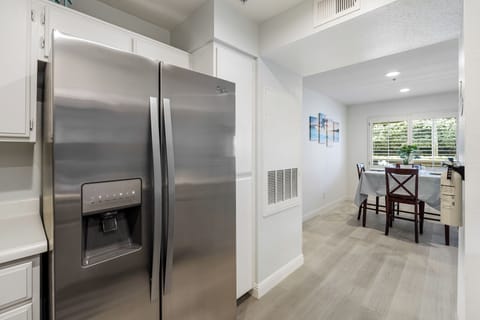 Large fridge and freezer.