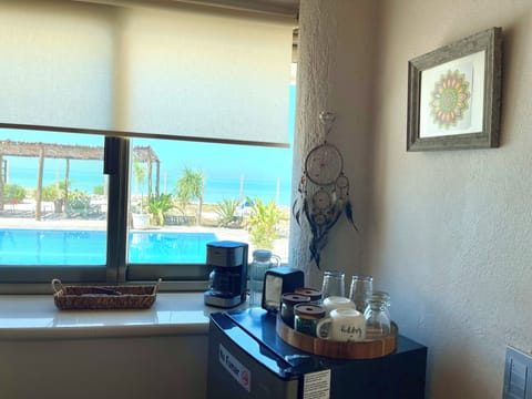 Junior Suite, 1 King Bed, Private Bathroom, Sea View | Coffee and/or coffee maker