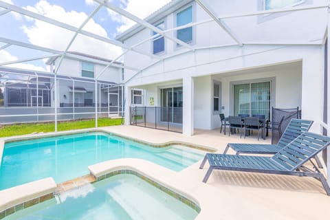 Relax and soak up the sun by your private pool and spa!
