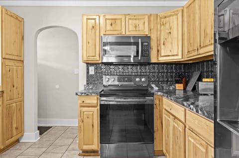 Kitchen: Ready for your morning coffee and more! Our spacious kitchen has everything you need.
