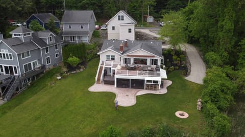 Backyard view facing the house