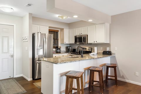 Full Kitchen with Extra Bar Seating