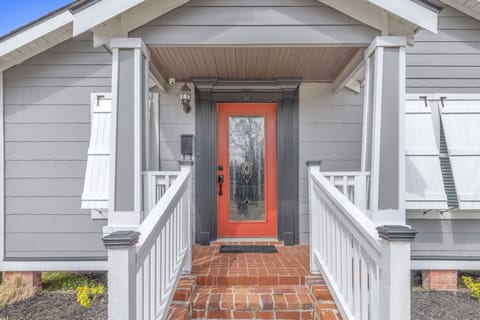 Charpentier Chalet Front Entrance