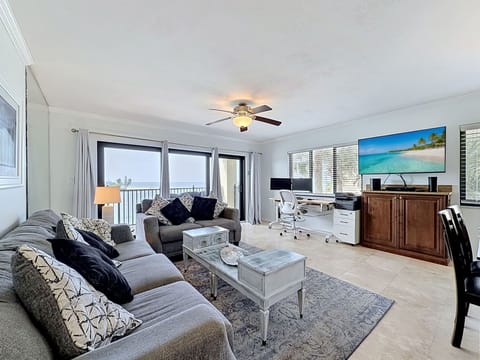 Spacious Living Room with Balcony Access