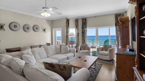 Condo, Multiple Beds, Balcony, Ocean View (Legacy 303) | Living area | 55-inch flat-screen TV with digital channels