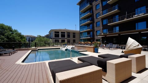 Rooftop pool