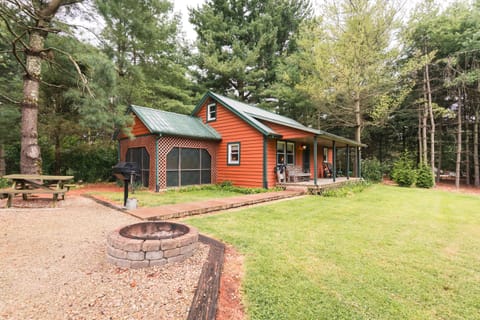 Charcoal BBQ and firepit, unlimited wood provided