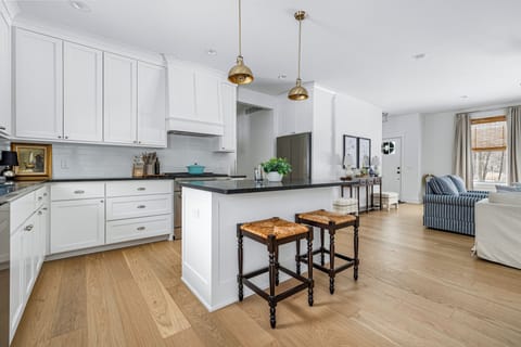 Dream kitchen? Check. Cozy living space? Check. All that’s missing is you!