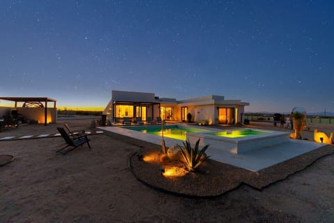 Unwind beneath a sky full of stars in your private desert oasis.