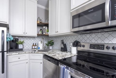 Cook with ease in our fully equipped kitchen, stocked with all the must-have appliances for a seamless stay!