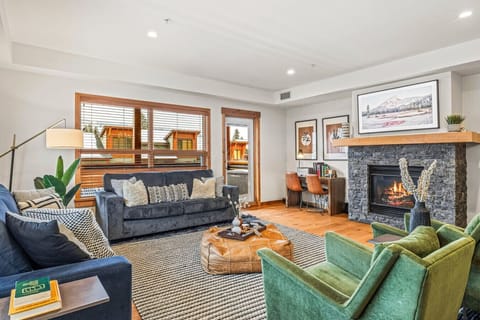 Gather with family and friends in the cozy living area