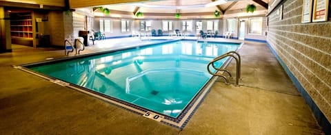 Unwind with evening swims in the warmly lit indoor pool.