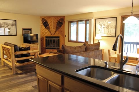 Cook and chat together with an open, welcoming layout.