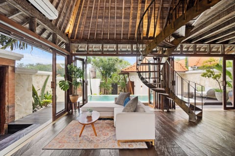 Villa, 3 Bedrooms, Private Pool | Living area | Flat-screen TV