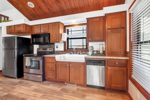 Ample kitchen space